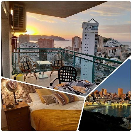 Traveler'S Beach Apartment With Sea View, Free Coffee & Parking Benidorm Ngoại thất bức ảnh