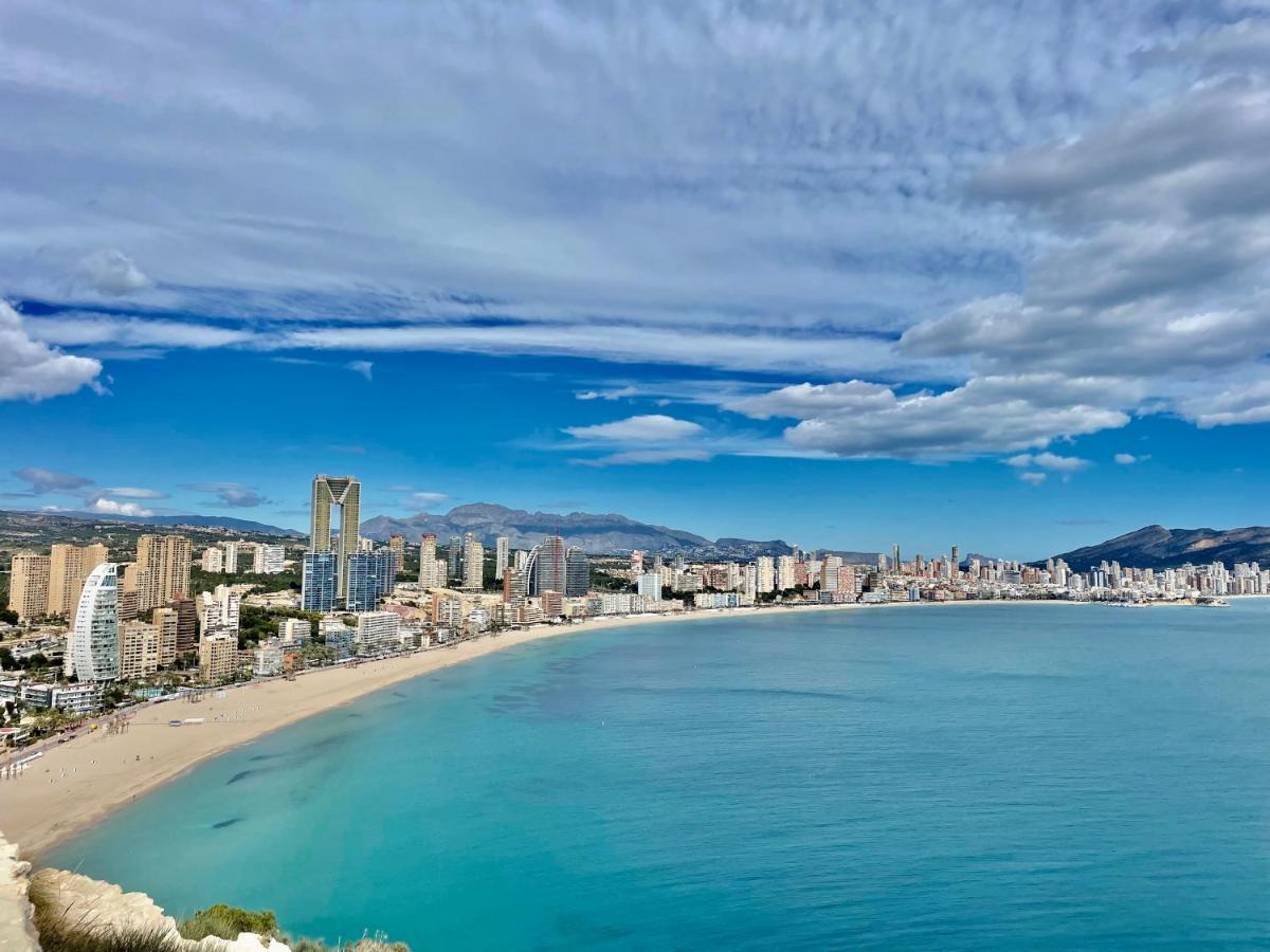 Traveler'S Beach Apartment With Sea View, Free Coffee & Parking Benidorm Ngoại thất bức ảnh