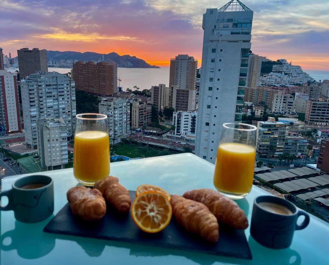 Traveler'S Beach Apartment With Sea View, Free Coffee & Parking Benidorm Ngoại thất bức ảnh